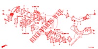 EGR STEUERVENTIL (DIESEL) für Honda ACCORD TOURER DIESEL 2.2 S 5 Türen 6 gang-Schaltgetriebe 2015