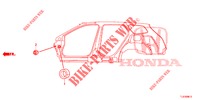 GUMMITUELLE (LATERAL) für Honda ACCORD TOURER DIESEL 2.2 S 5 Türen 6 gang-Schaltgetriebe 2015