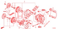 KLIMAANLAGE (COMPRESSEUR) (DIESEL) für Honda ACCORD TOURER DIESEL 2.2 S 5 Türen 6 gang-Schaltgetriebe 2015