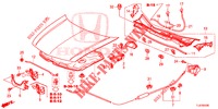 MOTORHAUBE (LH) für Honda ACCORD TOURER DIESEL 2.2 S 5 Türen 6 gang-Schaltgetriebe 2015