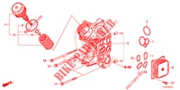 OELFILTERGEHAEUSE (DIESEL) für Honda ACCORD TOURER DIESEL 2.2 S 5 Türen 6 gang-Schaltgetriebe 2015