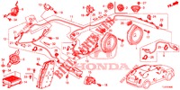 RADIOANTENNE/LAUTSPRECHER (LH) für Honda ACCORD TOURER DIESEL 2.2 S 5 Türen 6 gang-Schaltgetriebe 2015