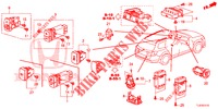 SCHALTER (LH) für Honda ACCORD TOURER DIESEL 2.2 S 5 Türen 6 gang-Schaltgetriebe 2015