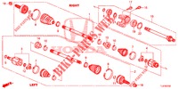 ANTRIEBSWELLE, VORNE/HALBWELLE (DIESEL) für Honda ACCORD TOURER DIESEL 2.2 S 5 Türen 5 gang automatikgetriebe 2015