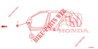 GUMMITUELLE (LATERAL) für Honda ACCORD TOURER DIESEL 2.2 S 5 Türen 5 gang automatikgetriebe 2015