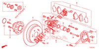 HINTERRADBREMSE (2) für Honda ACCORD TOURER DIESEL 2.2 S 5 Türen 5 gang automatikgetriebe 2015