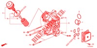 OELFILTERGEHAEUSE (DIESEL) für Honda ACCORD TOURER DIESEL 2.2 S 5 Türen 5 gang automatikgetriebe 2015