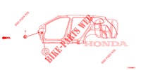 GUMMITUELLE (LATERAL) für Honda ACCORD TOURER DIESEL 2.2 SH 5 Türen 6 gang-Schaltgetriebe 2015