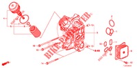 OELFILTERGEHAEUSE (DIESEL) für Honda ACCORD TOURER DIESEL 2.2 SH 5 Türen 6 gang-Schaltgetriebe 2015