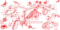 RADIOANTENNE/LAUTSPRECHER (LH) für Honda ACCORD TOURER DIESEL 2.2 SH 5 Türen 6 gang-Schaltgetriebe 2015
