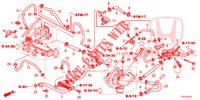 WASSERSCHLAUCH/HEIZUNGSSCHACHT (DIESEL) für Honda ACCORD TOURER DIESEL 2.2 SH 5 Türen 6 gang-Schaltgetriebe 2015