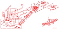WERKZEUGE/WAGENHEBER  für Honda ACCORD TOURER DIESEL 2.2 SH 5 Türen 6 gang-Schaltgetriebe 2015
