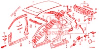 AUSSENBLECHE/TAFEL, HINTEN  für Honda ACCORD TOURER 2.0 COMFORT 5 Türen 6 gang-Schaltgetriebe 2014