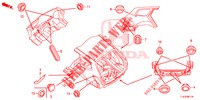 GUMMITUELLE (ARRIERE) für Honda ACCORD TOURER 2.0 COMFORT 5 Türen 6 gang-Schaltgetriebe 2014