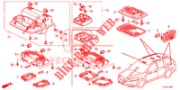 INNENLEUCHTE (1) für Honda ACCORD TOURER 2.0 COMFORT 5 Türen 6 gang-Schaltgetriebe 2014