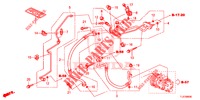 KLIMAANLAGE (FLEXIBLES/TUYAUX) (2.0L) (LH) für Honda ACCORD TOURER 2.0 COMFORT 5 Türen 6 gang-Schaltgetriebe 2014