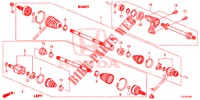 ANTRIEBSWELLE, VORNE/HALBWELLE (2.0L) für Honda ACCORD TOURER 2.0 ELEGANCE 5 Türen 6 gang-Schaltgetriebe 2014