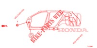 GUMMITUELLE (LATERAL) für Honda ACCORD TOURER 2.0 ELEGANCE 5 Türen 6 gang-Schaltgetriebe 2014