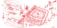 HECKKLAPPENPLATTE(2D)  für Honda ACCORD TOURER 2.0 ELEGANCE 5 Türen 6 gang-Schaltgetriebe 2014