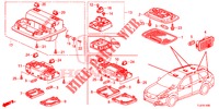 INNENLEUCHTE (1) für Honda ACCORD TOURER 2.0 ELEGANCE 5 Türen 6 gang-Schaltgetriebe 2014