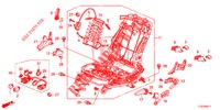 VORNE SITZKOMPONENTEN (G.) (HAUTEUR MANUELLE) für Honda ACCORD TOURER 2.0 ELEGANCE 5 Türen 6 gang-Schaltgetriebe 2014