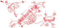GUMMITUELLE (ARRIERE) für Honda ACCORD TOURER 2.0 ELEGANCE 5 Türen 5 gang automatikgetriebe 2014