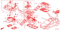 INNENLEUCHTE (1) für Honda ACCORD TOURER 2.0 ELEGANCE 5 Türen 5 gang automatikgetriebe 2014