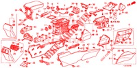 KONSOLE (LH) für Honda ACCORD TOURER 2.0 ELEGANCE 5 Türen 5 gang automatikgetriebe 2014