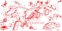 RADIOANTENNE/LAUTSPRECHER (LH) für Honda ACCORD TOURER 2.0 ELEGANCE 5 Türen 5 gang automatikgetriebe 2014