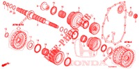 SEKUNDAERWELLE  für Honda ACCORD TOURER 2.0 ELEGANCE 5 Türen 5 gang automatikgetriebe 2014
