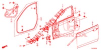 TUERTAFELN, VORNE(2D)  für Honda ACCORD TOURER 2.0 ELEGANCE 5 Türen 5 gang automatikgetriebe 2014