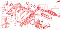ANSAUGKRUEMMER (2.0L) für Honda ACCORD TOURER 2.0 ELEGANCE PACK 5 Türen 6 gang-Schaltgetriebe 2014