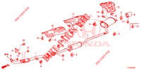 AUSPUFFROHR (2.0L) für Honda ACCORD TOURER 2.0 ELEGANCE PACK 5 Türen 6 gang-Schaltgetriebe 2014