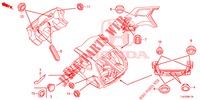 GUMMITUELLE (ARRIERE) für Honda ACCORD TOURER 2.0 ELEGANCE PACK 5 Türen 6 gang-Schaltgetriebe 2014
