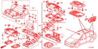 INNENLEUCHTE (2) für Honda ACCORD TOURER 2.0 ELEGANCE PACK 5 Türen 6 gang-Schaltgetriebe 2014