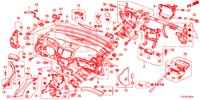 INSTRUMENTENBRETT, OBEN (LH) für Honda ACCORD TOURER 2.0 ELEGANCE PACK 5 Türen 6 gang-Schaltgetriebe 2014