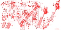PEDAL (LH) für Honda ACCORD TOURER 2.0 ELEGANCE PACK 5 Türen 6 gang-Schaltgetriebe 2014
