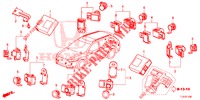 EINPARKSENSOR  für Honda ACCORD TOURER 2.0 ELEGANCE PACK 5 Türen 5 gang automatikgetriebe 2014
