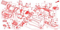 INSTRUMENT, ZIERSTUECK (COTE DE PASSAGER) (LH) für Honda ACCORD TOURER 2.0 ELEGANCE PACK 5 Türen 5 gang automatikgetriebe 2014