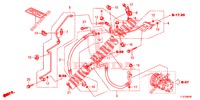 KLIMAANLAGE (FLEXIBLES/TUYAUX) (2.0L) (LH) für Honda ACCORD TOURER 2.0 ELEGANCE PACK 5 Türen 5 gang automatikgetriebe 2014
