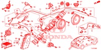 RADIOANTENNE/LAUTSPRECHER (LH) für Honda ACCORD TOURER 2.0 ELEGANCE PACK 5 Türen 5 gang automatikgetriebe 2014