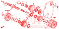 SEKUNDAERWELLE  für Honda ACCORD TOURER 2.0 ELEGANCE PACK 5 Türen 5 gang automatikgetriebe 2014