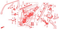 TUERVERKLEIDUNG, HINTEN(4D)  für Honda ACCORD TOURER 2.0 ELEGANCE PACK 5 Türen 5 gang automatikgetriebe 2014