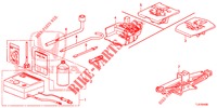 WERKZEUGE/WAGENHEBER  für Honda ACCORD TOURER 2.0 ELEGANCE PACK 5 Türen 5 gang automatikgetriebe 2014