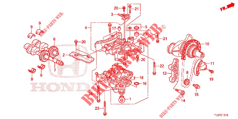 AUSGLEICHSWELLE (2.0L) für Honda ACCORD TOURER 2.0 ELEGANCE PACK 5 Türen 5 gang automatikgetriebe 2014