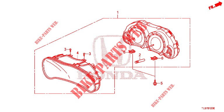DREHZAHLMESSER  für Honda ACCORD TOURER 2.0 ELEGANCE PACK 5 Türen 5 gang automatikgetriebe 2014