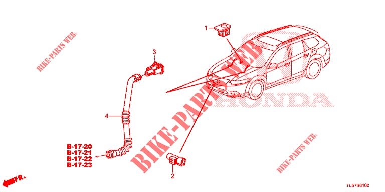 KLIMAANLAGE (CAPTEUR) für Honda ACCORD TOURER 2.0 ELEGANCE PACK 5 Türen 5 gang automatikgetriebe 2014