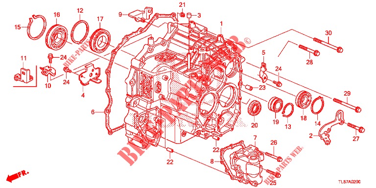SERVOLENKGETRIEBE  für Honda ACCORD TOURER 2.0 ELEGANCE PACK 5 Türen 5 gang automatikgetriebe 2014