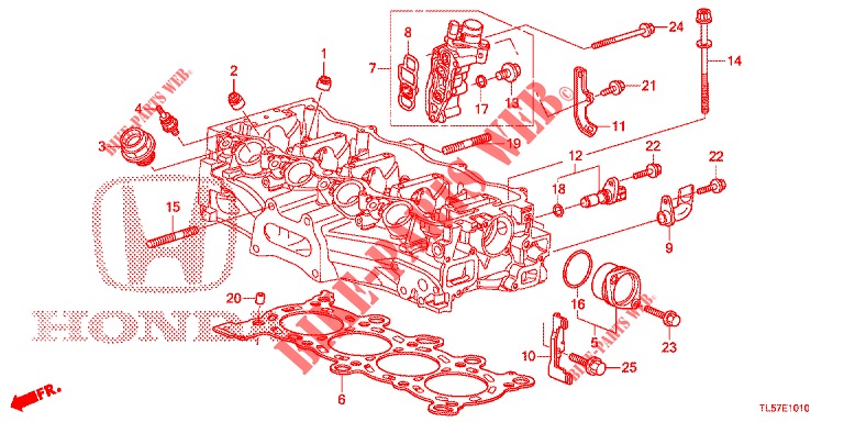 SPULENVENTIL/ OELDRUCKSENSOR (2.0L) für Honda ACCORD TOURER 2.0 ELEGANCE PACK 5 Türen 5 gang automatikgetriebe 2014