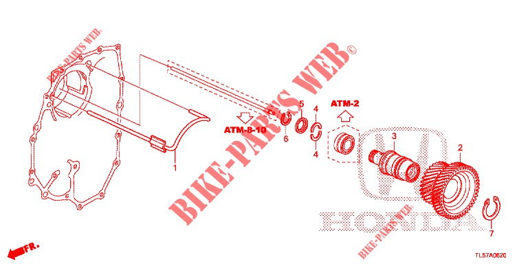 ZWISCHENWELLE  für Honda ACCORD TOURER 2.0 ELEGANCE PACK 5 Türen 5 gang automatikgetriebe 2014